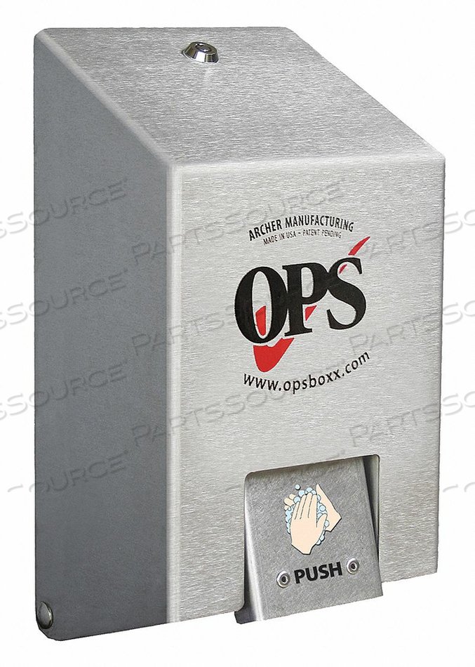 SOAP DISPENSER STAINLESS STEEL MANUAL by OPS SOAP DISPENSER STAINLESS STEEL MANUAL by OPS