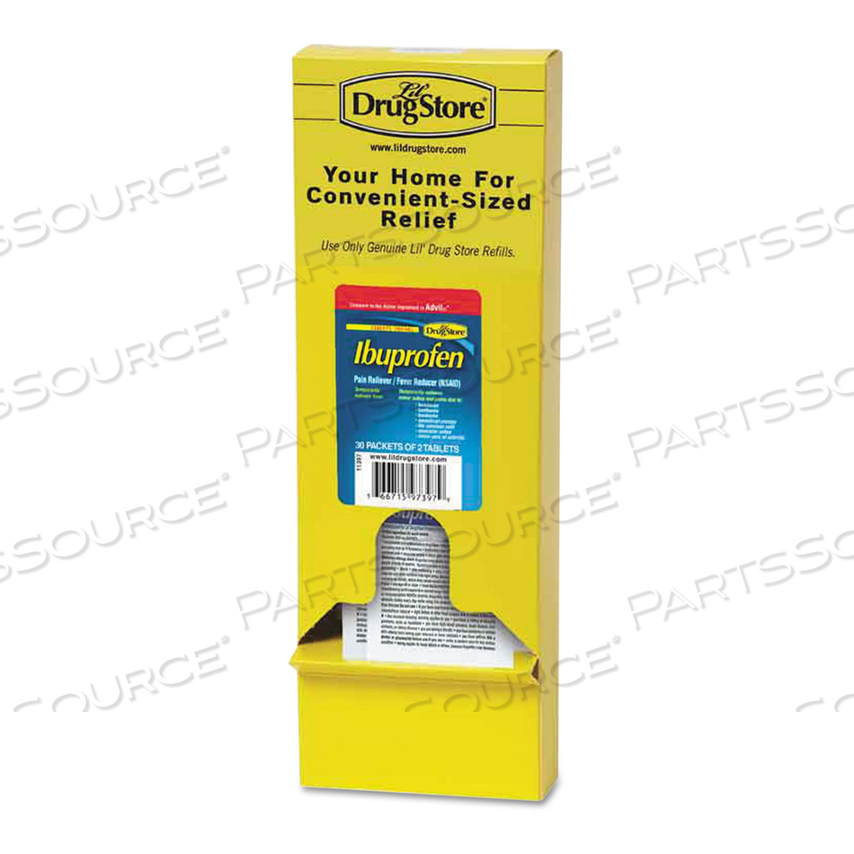 IBUPROFEN, 200 MG, REFILL PACK, TWO TABLETS/PACKET by Lil' Drug Store IBUPROFEN, 200 MG, REFILL PACK, TWO TABLETS/PACKET by Lil' Drug Store