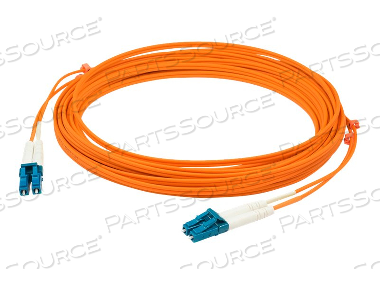 ADDON, PATCH CABLE, LC/PC MULTI-MODE (M) TO LC/PC MULTI-MODE (M), 0.5 M, FIBER OPTIC, DUPLEX, 62.5 / 125 MICRON, OM1, OFNR, RISER, ORANGE by ADDON