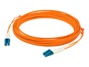 ADDON, PATCH CABLE, LC/PC MULTI-MODE (M) TO LC/PC MULTI-MODE (M), 0.5 M, FIBER OPTIC, DUPLEX, 62.5 / 125 MICRON, OM1, OFNR, RISER, ORANGE by ADDON