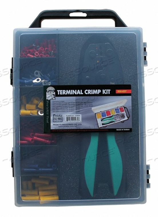 WIRE TERMNL KIT WITH CRIMP TOOL 176 PCS. by Eclipse Enterprises, Inc.