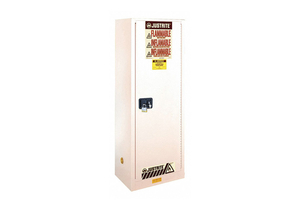 FLAMMABLE CABINET 22 GAL. WHITE by Justrite