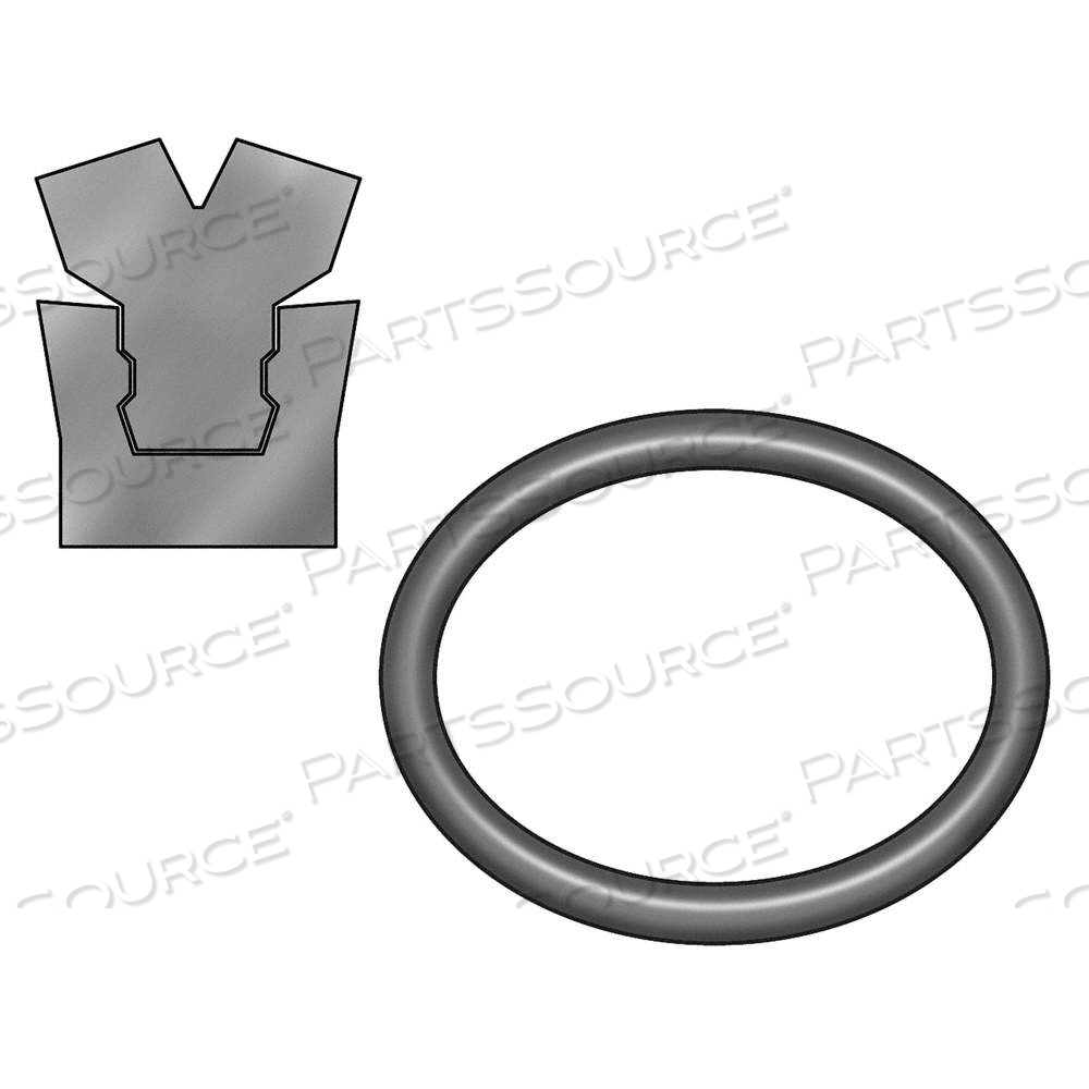ROD SEAL, FOR 2 IN ROD DIA., 3/8 IN HT, FOR 0.413 IN GROOVE WD, NITRILE, URETHANE by Approved Vendor